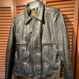 Vintage Vanson style F motorcycle jacket SZ 40